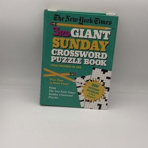 The New York Times Third Giant Sunday Crossword Puzzle Book - spiral_bound N...